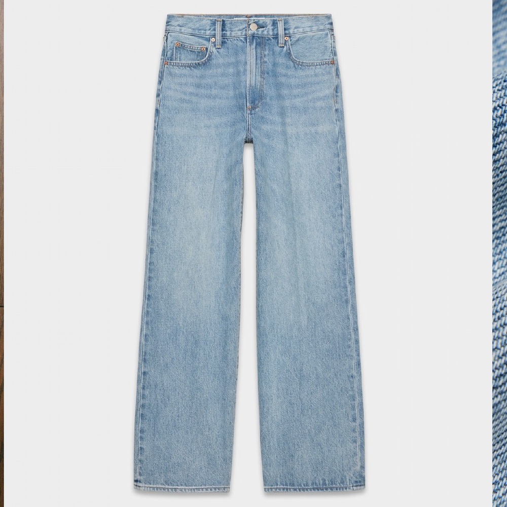 Aritzia Denim Forum The Farrah Hi-Rise Wide Leg Jean